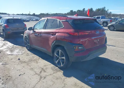2020 Hyundai Kona Limited z USA, uszkodzony, nr VIN KM8K3CA57LU519261